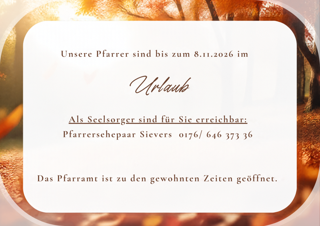 Herbsturlaub